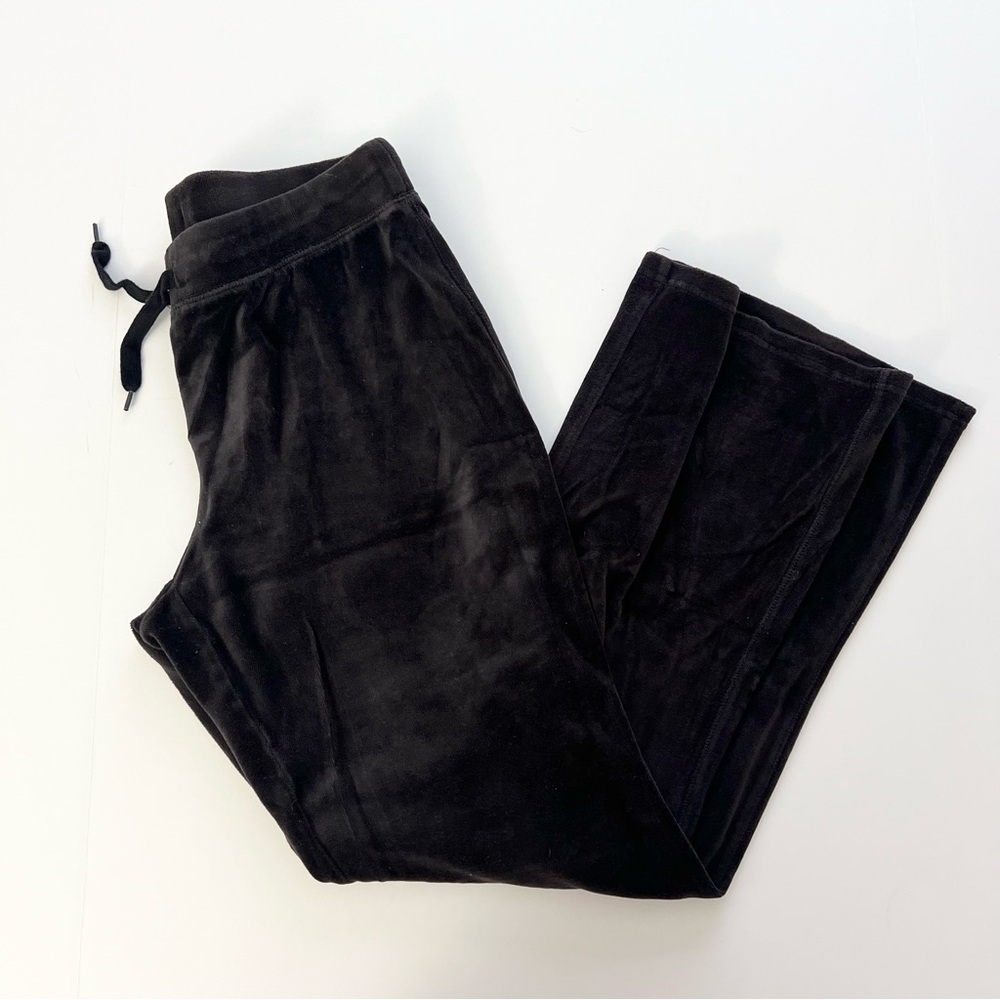 Everlast Sport Black Velour Sweatpants Size L